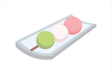 Obraz na płótnie Canvas Spring Korean Style Sticker Design