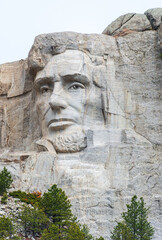 Fototapeta na wymiar Mount Rushmore National Memorial, in the Black Hills of South Dakota