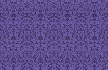 damask seamless pattern element. Classical luxury old fashioned damask ornament, royal victorian seamless texture for wallpapers, textile, wrapping. Exquisite floral baroque template.