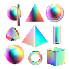 set of colorful spheres