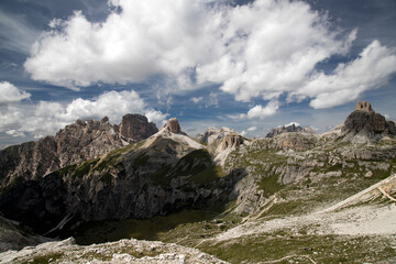 Tre Cime di Lavaredo National Park, Italy - obrazy, fototapety, plakaty