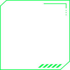 futuristic techno frame