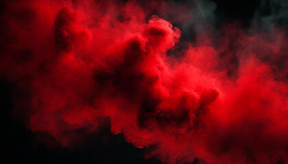A vivid red smoke, swirling against a dark backdrop, creating a mystical aura. Ideal for themes of mystery, energy or art. The composition highlights the smoke&rsquo;s fluid motion.