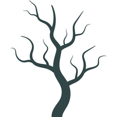 Dry Tree Silhouette
