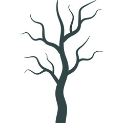 Dry Tree Silhouette