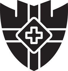 Obraz premium Shield Weapon Icon