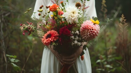 bouquet being presented in seasons