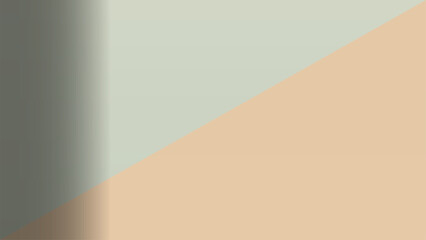 Minimalist Peach and Mint Diagonal Split Background