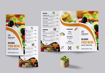 Delicious Food Menu Brochure