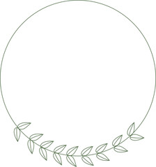 floral frame decoration