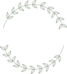 floral frame decoration