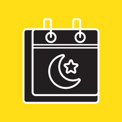 illustration of a calendar isolated on white