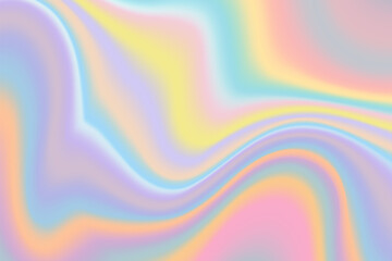 Holographic Iridescent Abstract Background