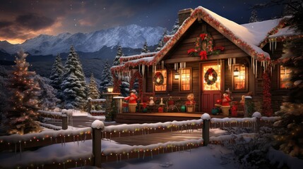 Obraz premium waves holiday theme background