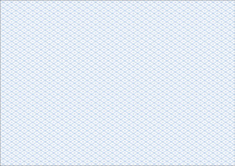 日本の伝統紋様 菱のシームレスパターン 青