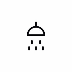 Shower Douche Bath Vector Icon Sign Symbol