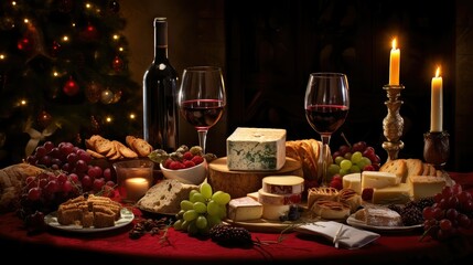 Fototapeta na wymiar toast holiday wine