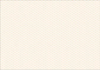 日本の伝統紋様 菱のシームレスパターン 黄