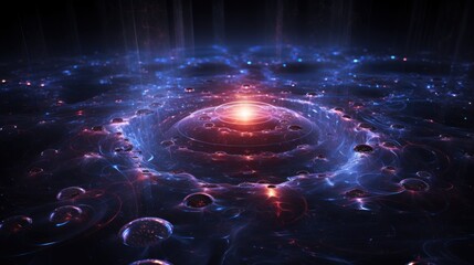 Dark photons and particles dancing in the space