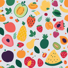 seamless pattern with leaves