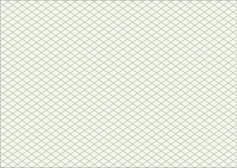 日本の伝統紋様 菱のシームレスパターン 緑