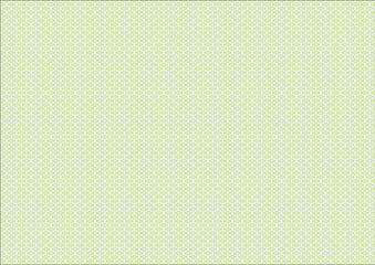 日本の伝統紋様 菱のシームレスパターン 緑