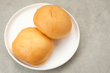 Roti Semir, sweet bread filled with sugar cream and chocolate sprinkles inside
