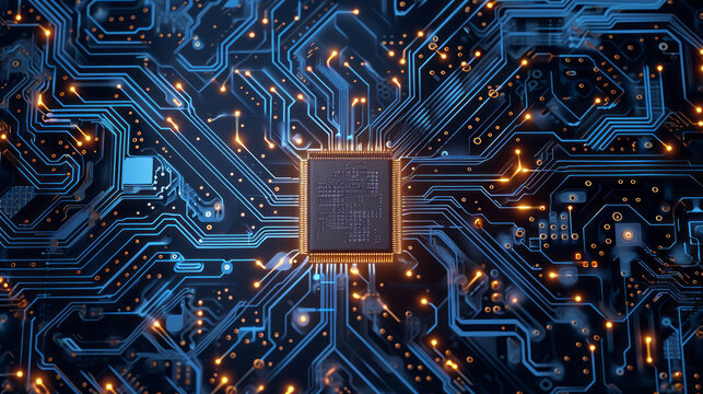 circuit board hi tech background