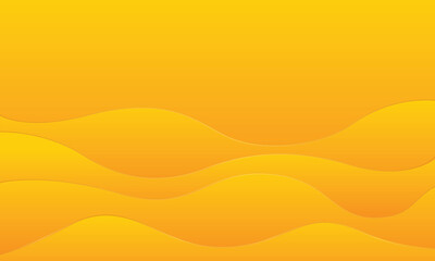 Orange Liquid Wave Abstract Background