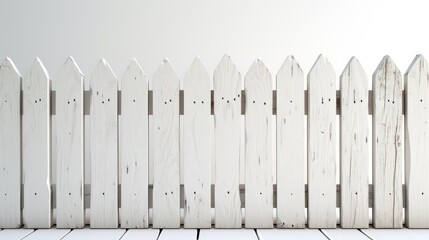 fence isolated on a white background