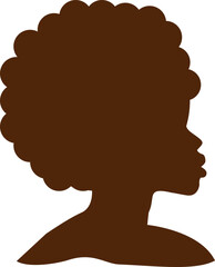  silhouette of a black woman