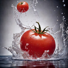 tomato in water