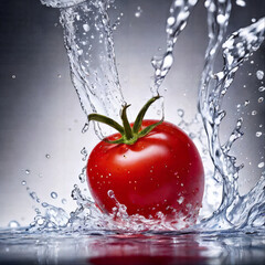 tomato in water