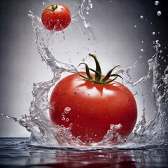 tomato in water