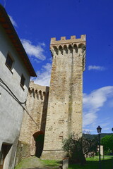 Brunelleschi Tower in Vicopisano, Tuscany, Italy