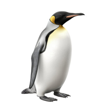 Emperor Penguin PNG Cutout, Generative AI