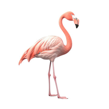Flamingo PNG Cutout, Generative AI