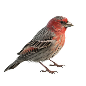 House Finch PNG Cutout, Generative AI