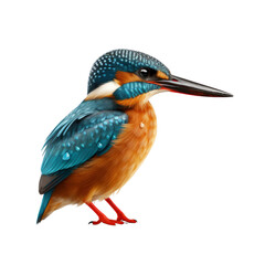 Obraz premium Kingfisher PNG Cutout, Generative AI