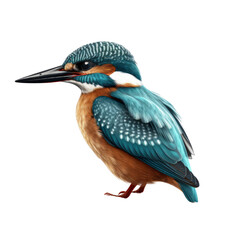 Obraz premium Kingfisher PNG Cutout, Generative AI