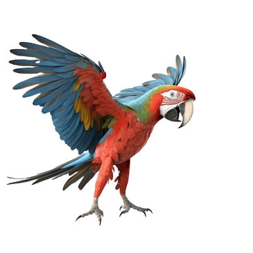 Macaw PNG Cutout, Generative AI