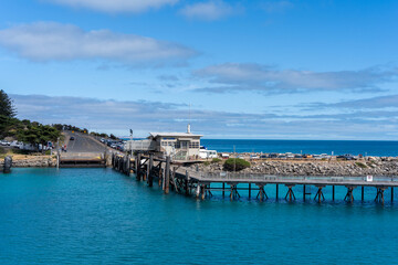 Obraz premium Kangaroo Island ferry terminal in Penneshaw