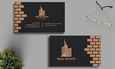 Business card design template