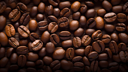 Fototapeta premium Hot roasted coffee, commercial photography