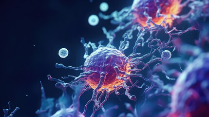 Exploring Nano-Molecular Cells with modern advanced microscopes