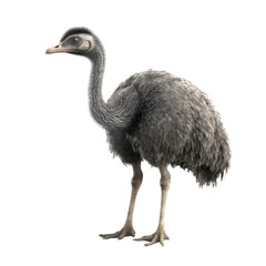Ostrich PNG Cutout, Generative AI