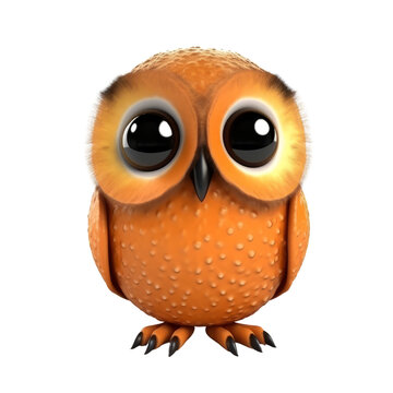 Owl PNG Cutout, Generative AI