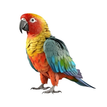 Parrot PNG Cutout, Generative AI