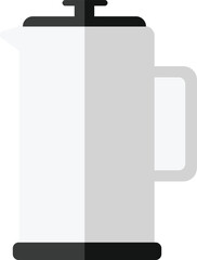 Kettle coffee maker illustration kitchen appliance