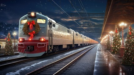 Naklejka premium adventure holiday express